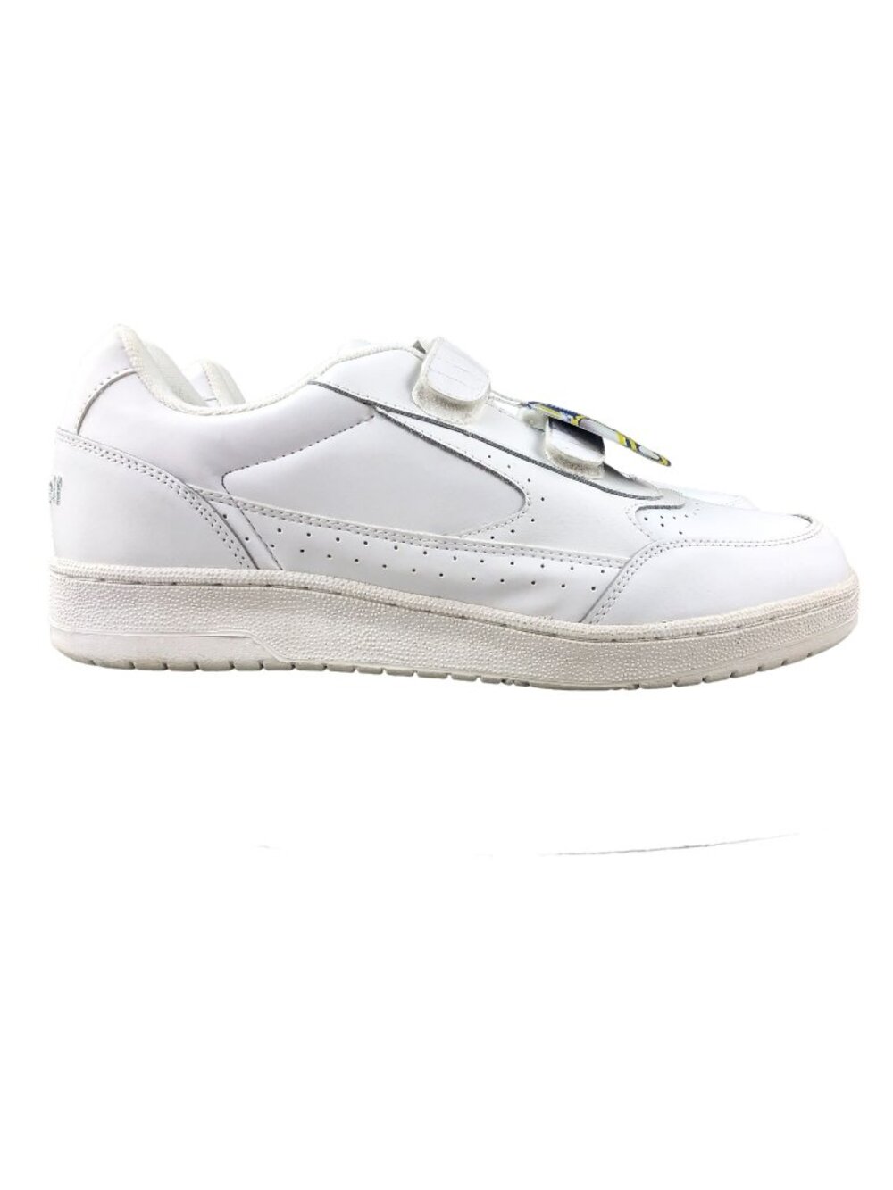 Riddell Men's Size 11.5 NWT White Leather Comfort Court Cross Training Sneakers